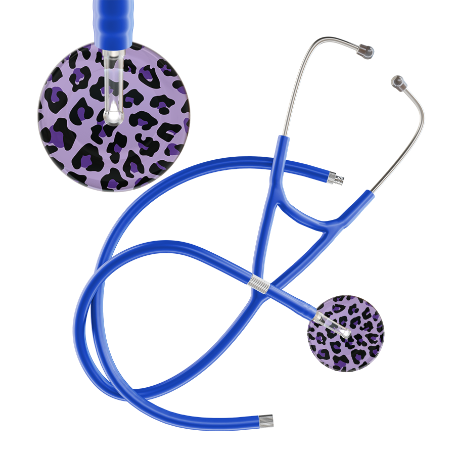 Leopard Pattern Cardiology Stethoscope - Leopard Print