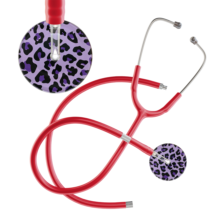 Leopard Pattern Stethoscope - Leopard Print