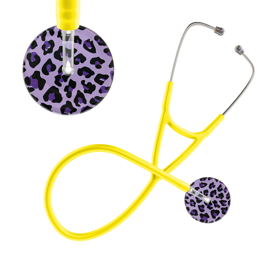Leopard Pattern Cardiology Stethoscope - Leopard Print