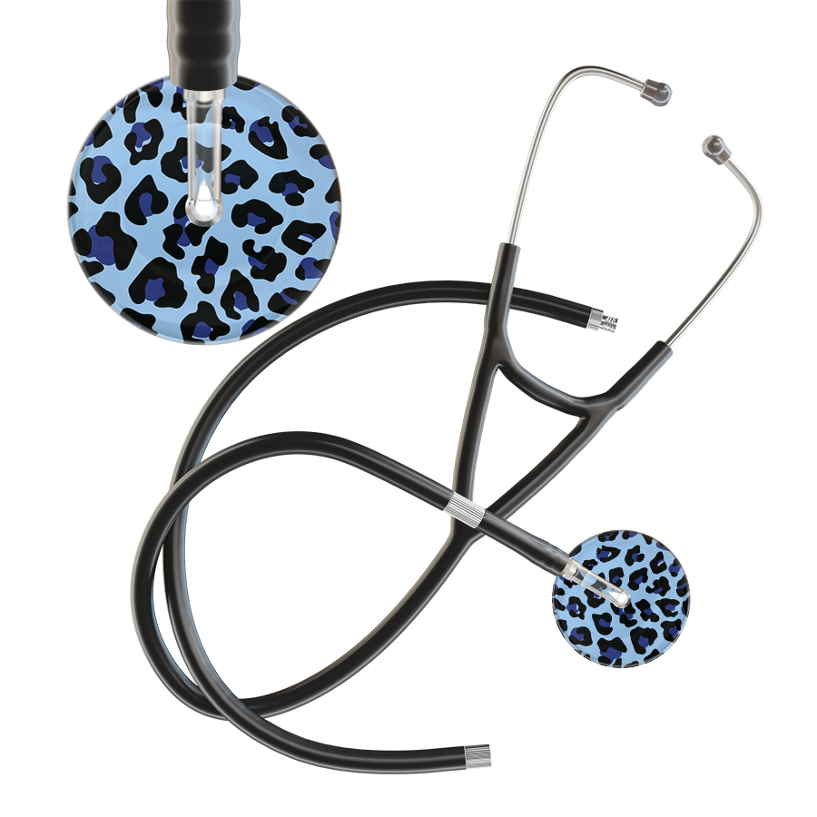 Leopard Pattern Cardiology Stethoscope - Leopard Print