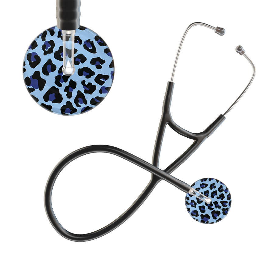 Leopard Pattern Cardiology Stethoscope - Leopard Print