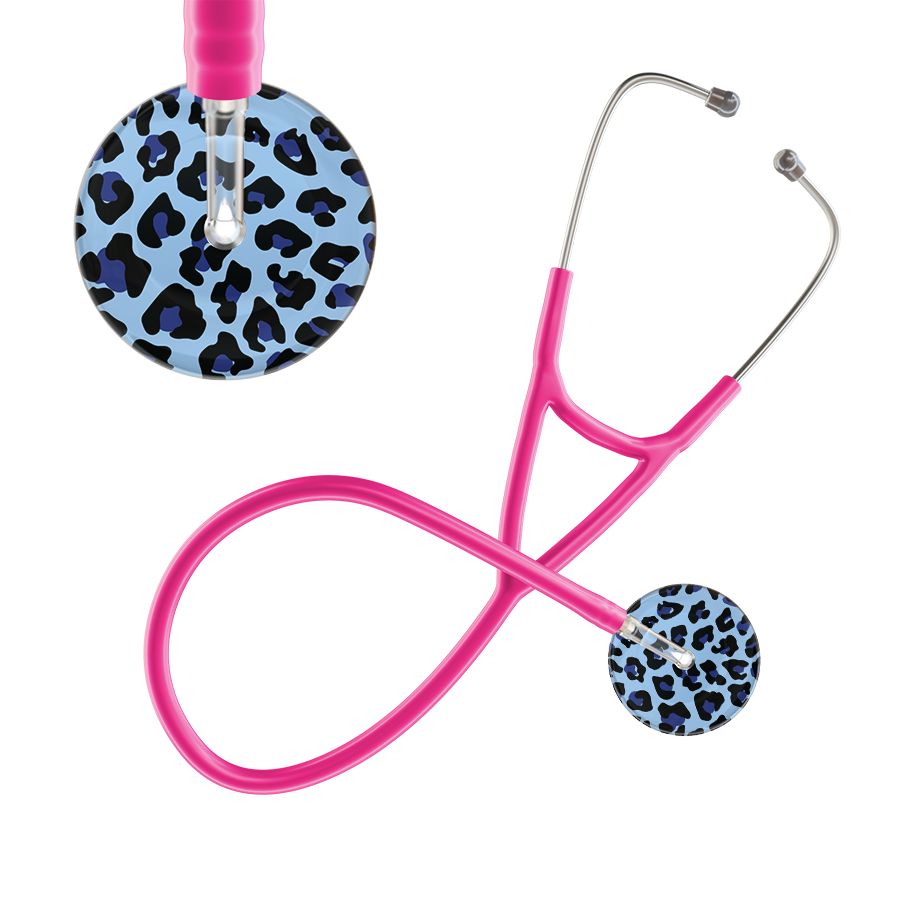 Leopard Pattern Cardiology Stethoscope - Leopard Print