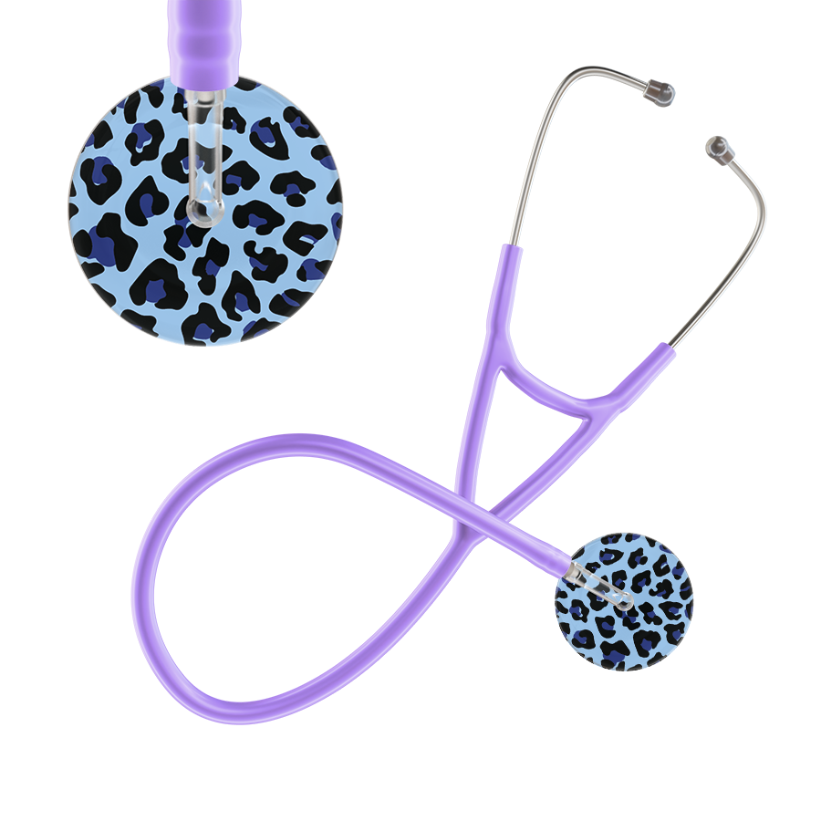 Leopard Pattern Cardiology Stethoscope - Leopard Print