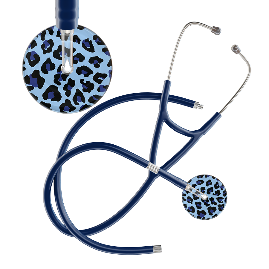 Leopard Pattern Cardiology Stethoscope - Leopard Print