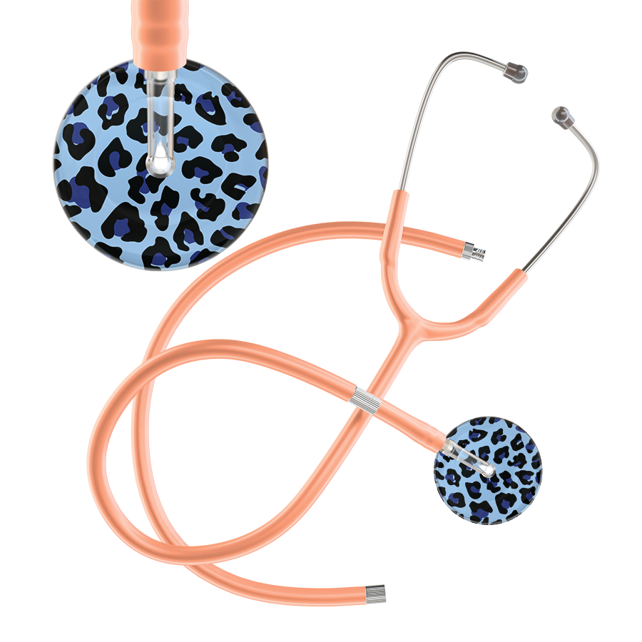 Leopard Pattern Stethoscope - Leopard Print