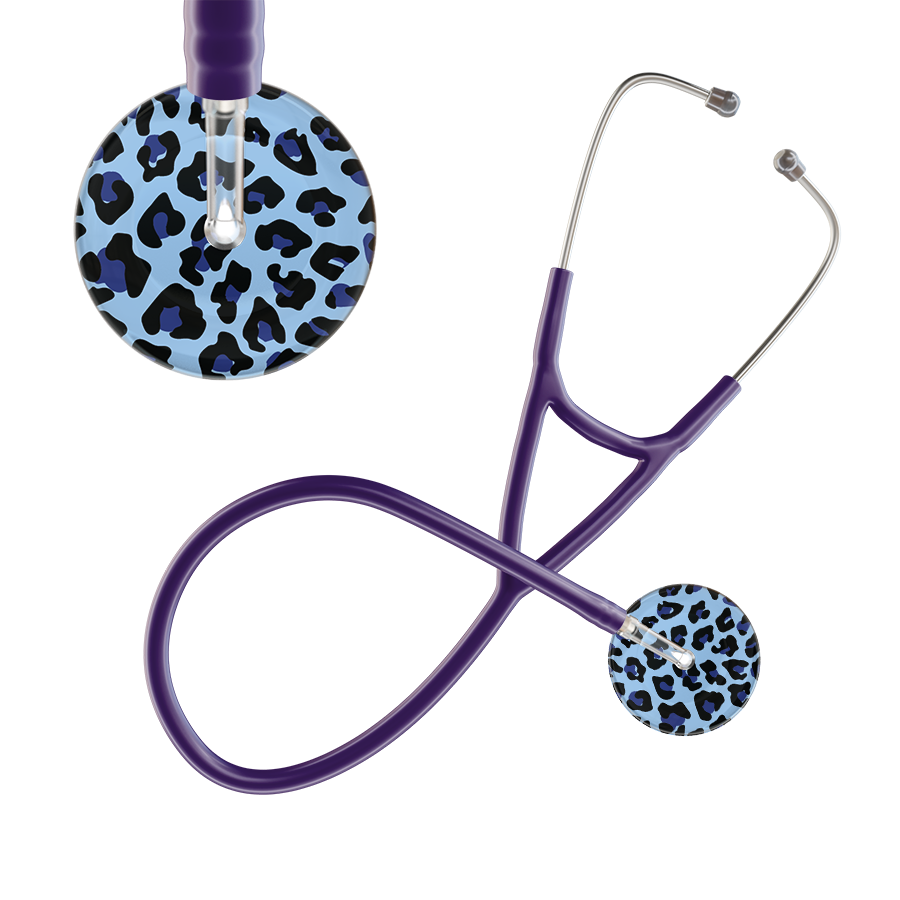 Leopard Pattern Cardiology Stethoscope - Leopard Print