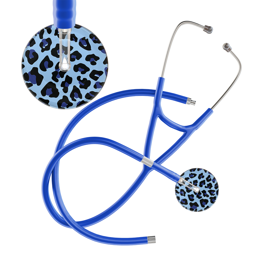 Leopard Pattern Cardiology Stethoscope - Leopard Print