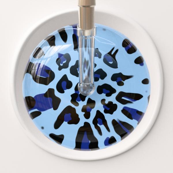 Ultrascope Stethoscope Head Royal Blue Leopard / Adult Leopard Pattern Stethoscope Head - Leopard Print