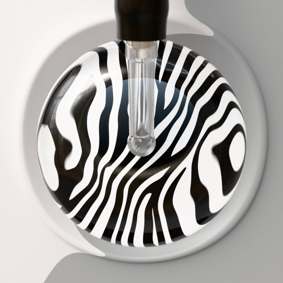 Ultrascope Single Stethoscope Zebra Stripe Stethoscope - Zebra Pattern