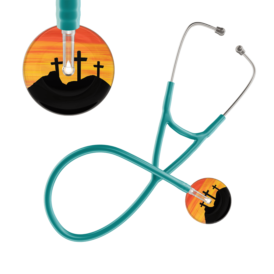 Ultrascope Single Stethoscope 3 Crosses Orange / Adult / Jade 3 Crosses Cardiology Stethoscope