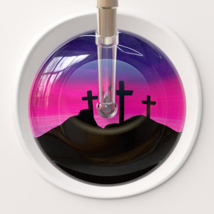 Ultrascope Stethoscope Head 3 Crosses Purple / Adult 3 Crosses Stethoscope Head