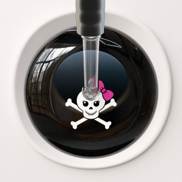 Ultrascope Single Stethoscope Cute Skull Stethoscope