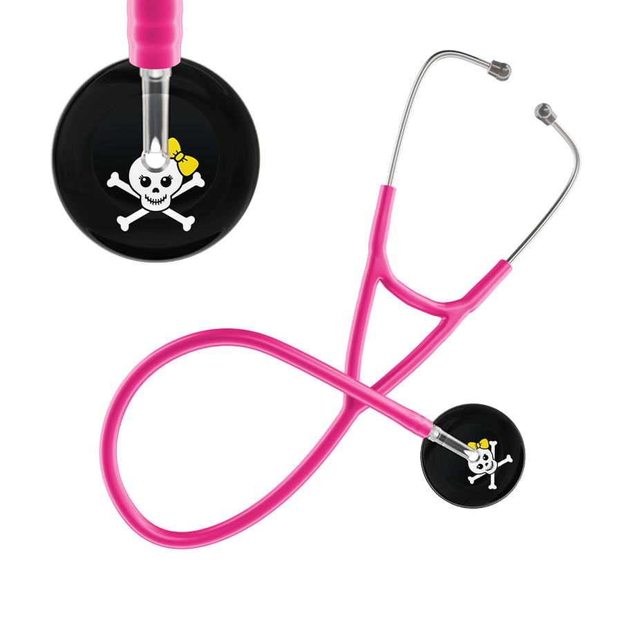 Ultrascope Single Stethoscope Cute Skull Cardiology Stethoscope