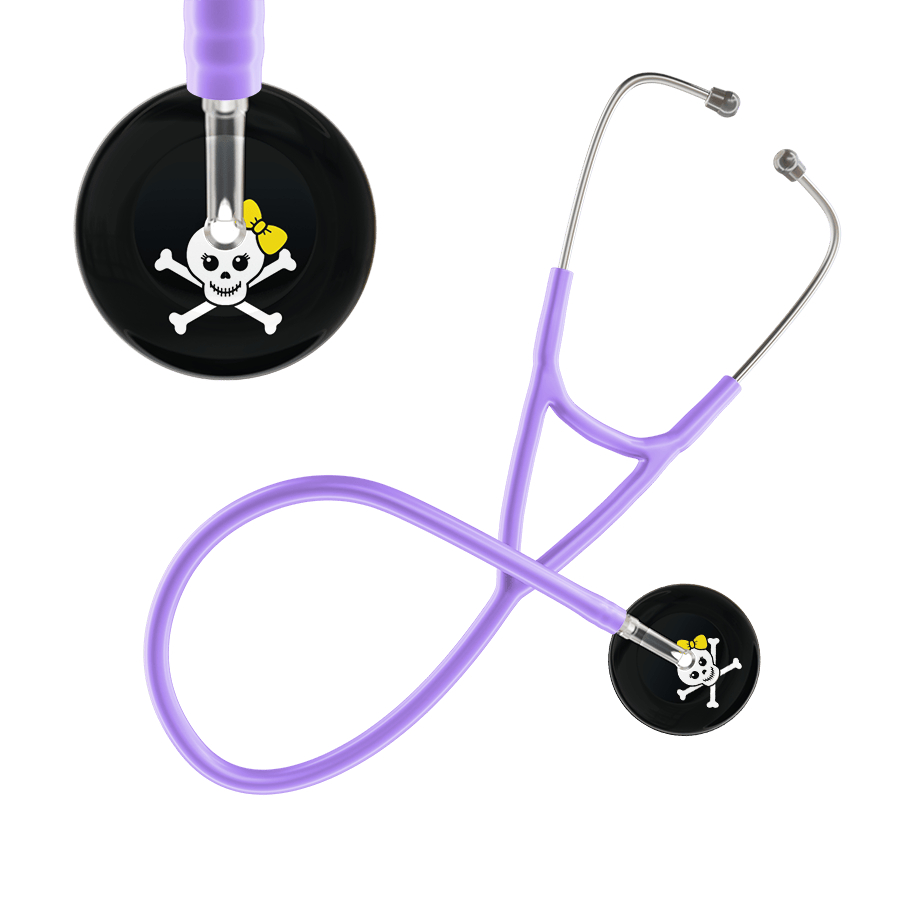 Ultrascope Single Stethoscope Cute Skull Cardiology Stethoscope