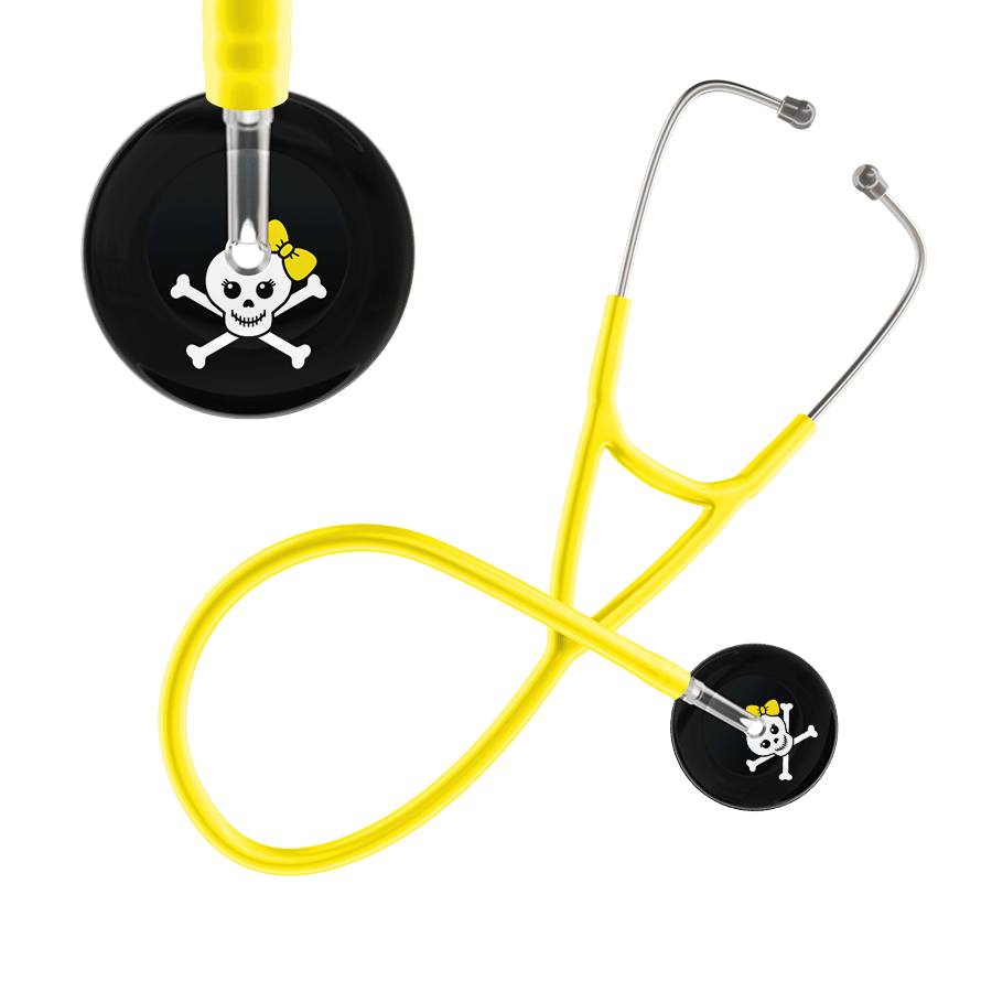 Ultrascope Single Stethoscope Cute Skull Cardiology Stethoscope