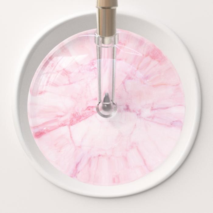 Ultrascope Stethoscope Head Light Pink Marble / Adult Marble Stethoscope Head