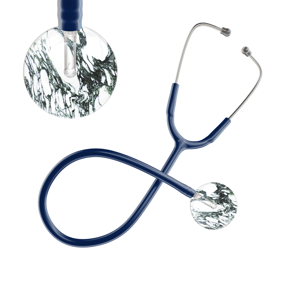 Ultrascope Single Stethoscope Multi Color Marble / Adult / Navy Marble Stethoscope