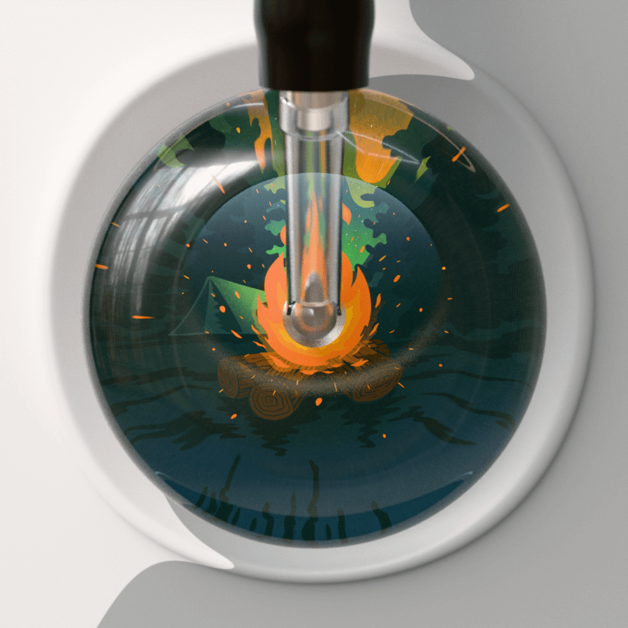 Ultrascope Single Stethoscope Campfire Stethoscope Design