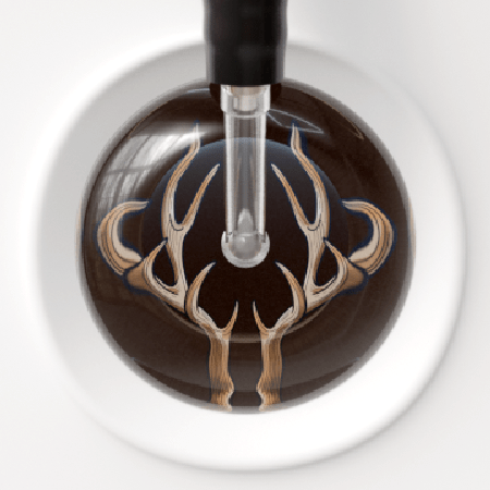 Ultrascope Single Stethoscope Antlers - Deer Design Stethoscope