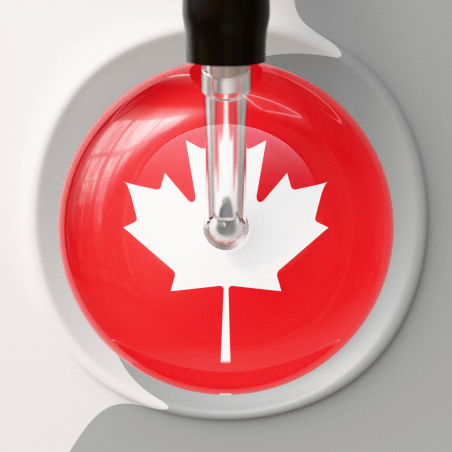 Ultrascope Single Stethoscope Canadian Flag Stethoscope