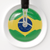 Ultrascope Single Stethoscope Bandeira do Brasil - Brazilian Flag Stethoscope