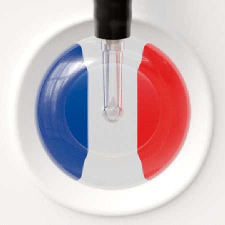 Ultrascope Single Stethoscope Tricolore Français - French Flag Stethoscope