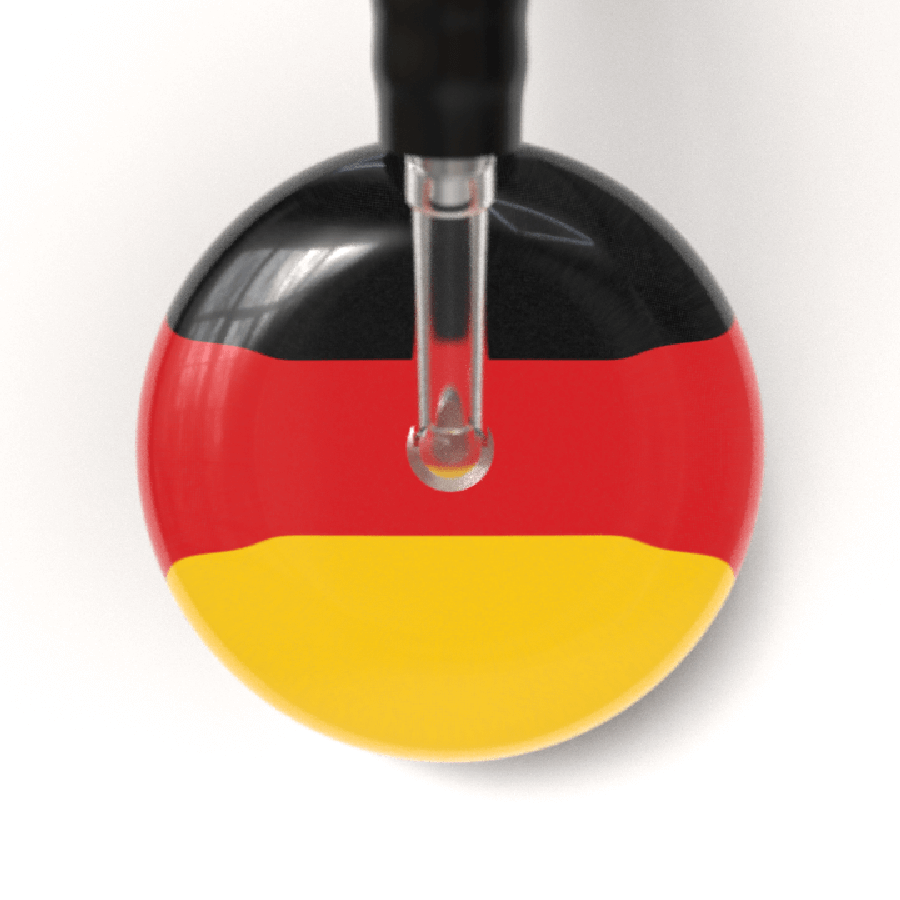 Ultrascope Single Stethoscope Flagge Deutschlands - German Flag Stethoscope