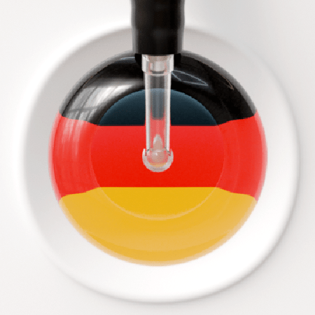 Ultrascope Single Stethoscope Flagge Deutschlands - German Flag Stethoscope