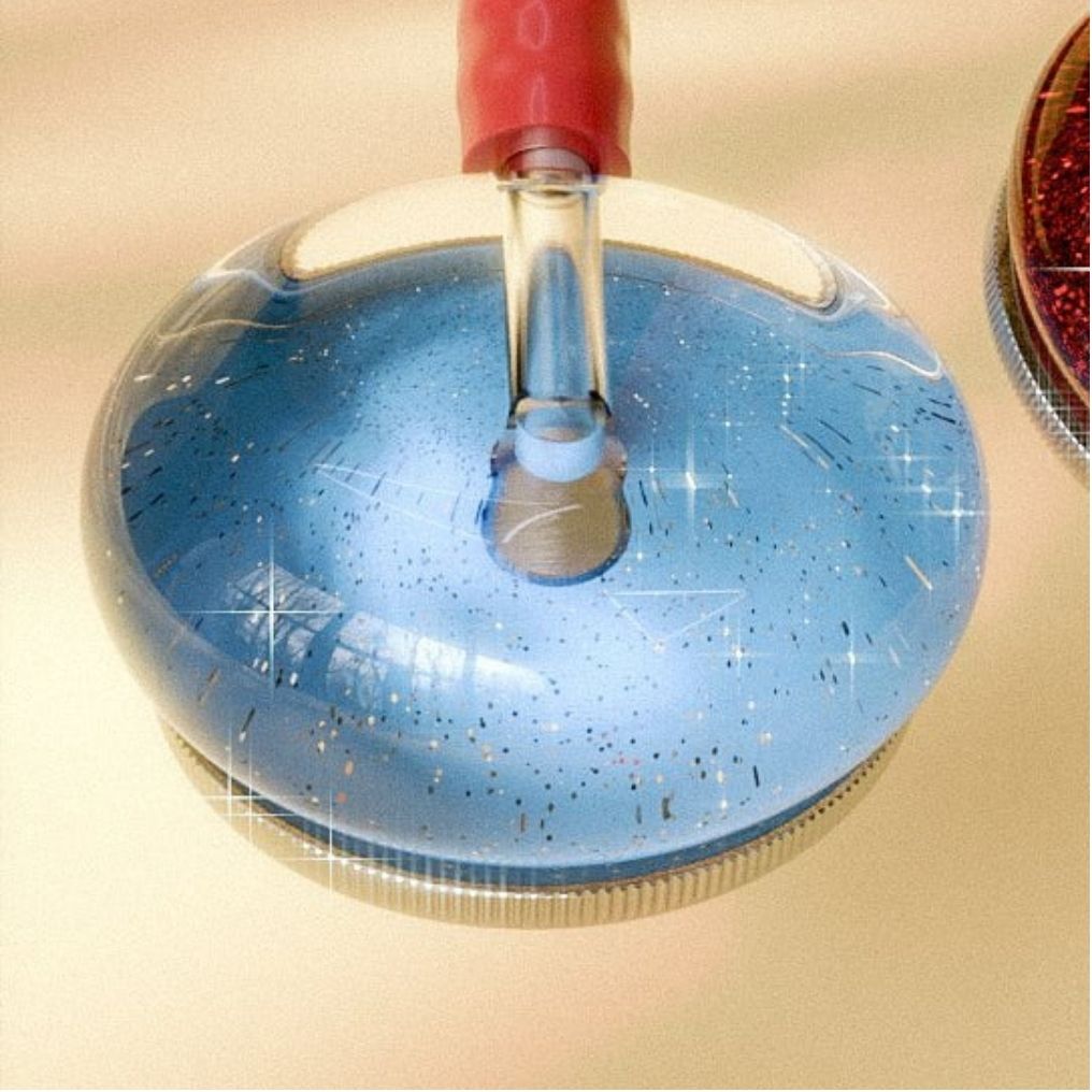 Glittery stethoscope design