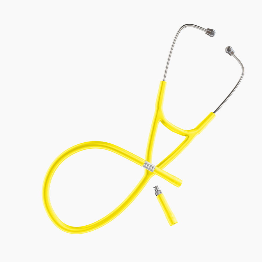 Ultrascope Stethoscope Tubing Cardiology / Duo Stethoscope Yellow Tubing Set