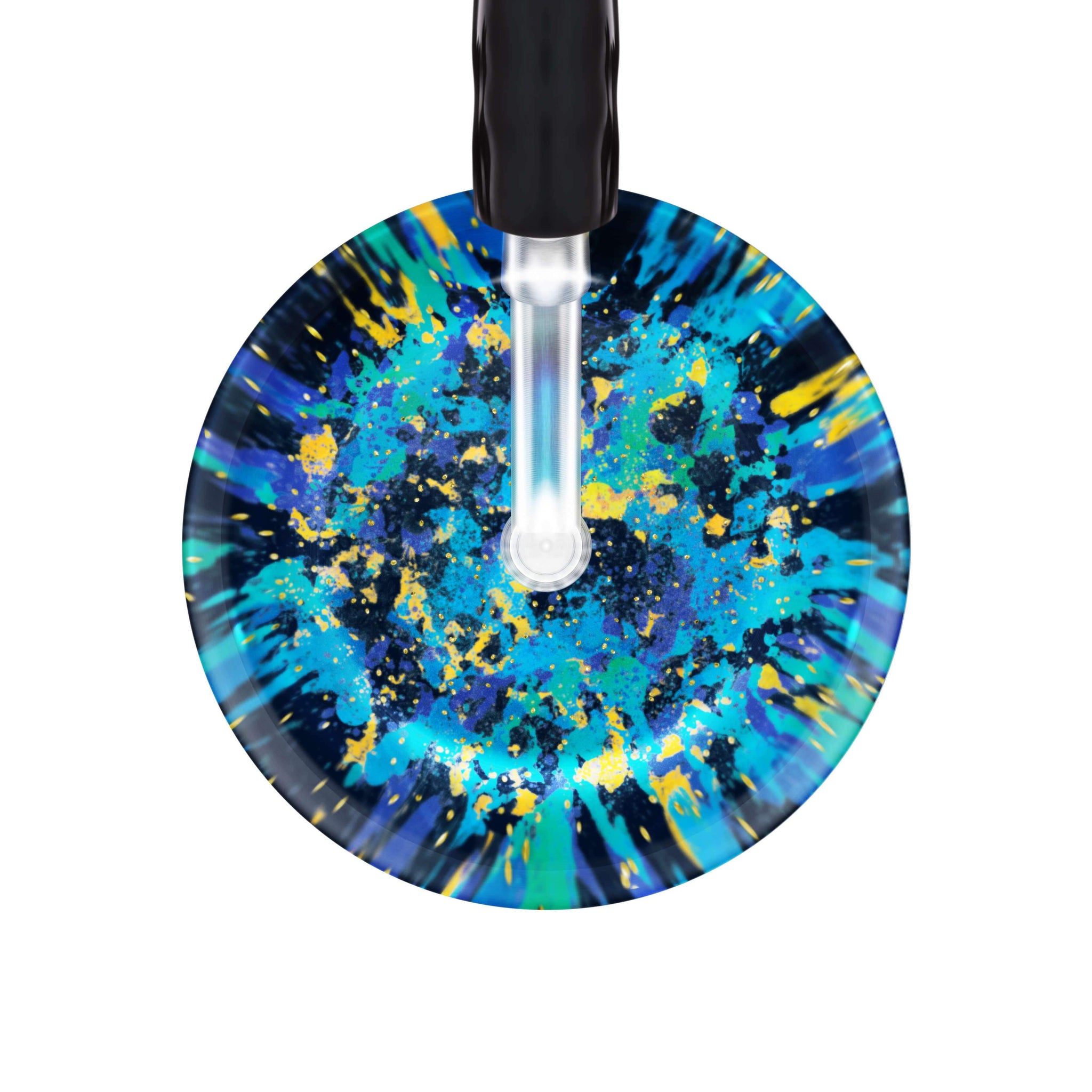 Sapphire Galaxy - Ultrascope Single Stethoscope - Custom Painted - Single Stethoscope - Ultrascope - Clear Acrylic Bubble Stethescope