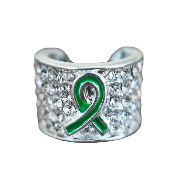 Ultrascope Charm Green Ribbon Stethoscope Charm