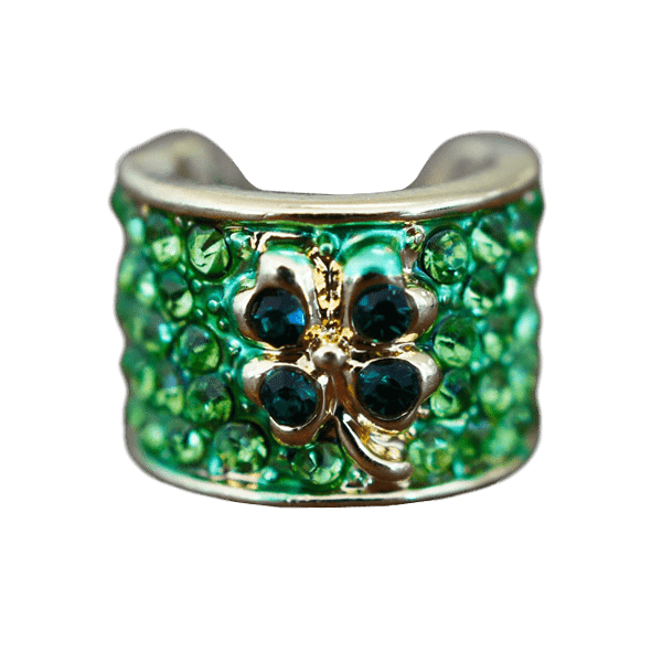 Ultrascope Charm Lucky Clover Shamrock Stethoscope Charm