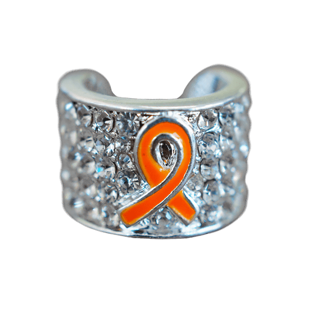 Ultrascope Charm Orange Ribbon Stethoscope Charm