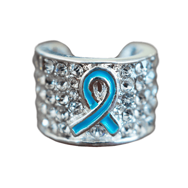 Ultrascope Charm Teal Ribbon Stethoscope Charm