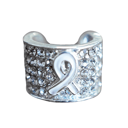 Ultrascope Charm White Ribbon Stethoscope Charm